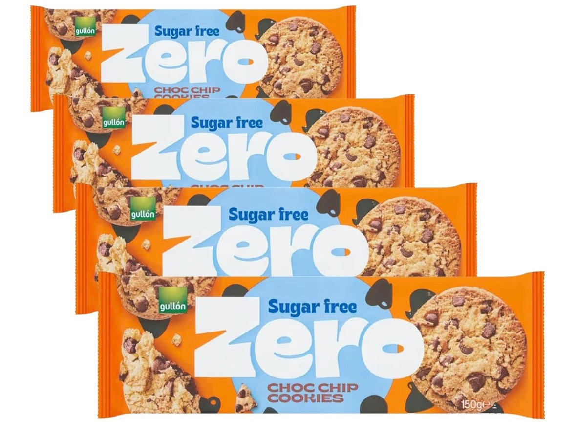 Sugar Free Choc Chip Cookies, 150g (Pack of 4)