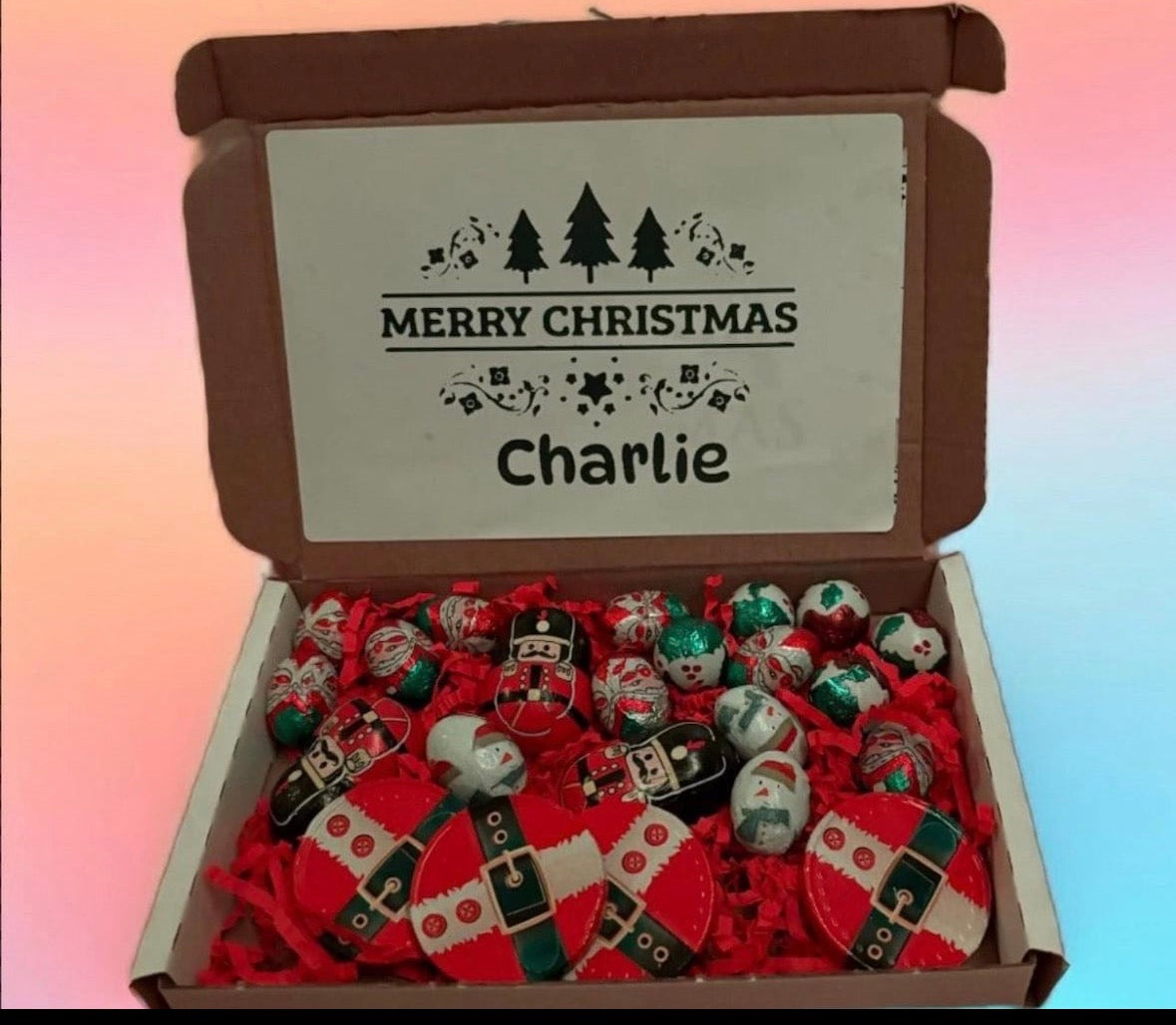 Christmas Chocolate Letterbox