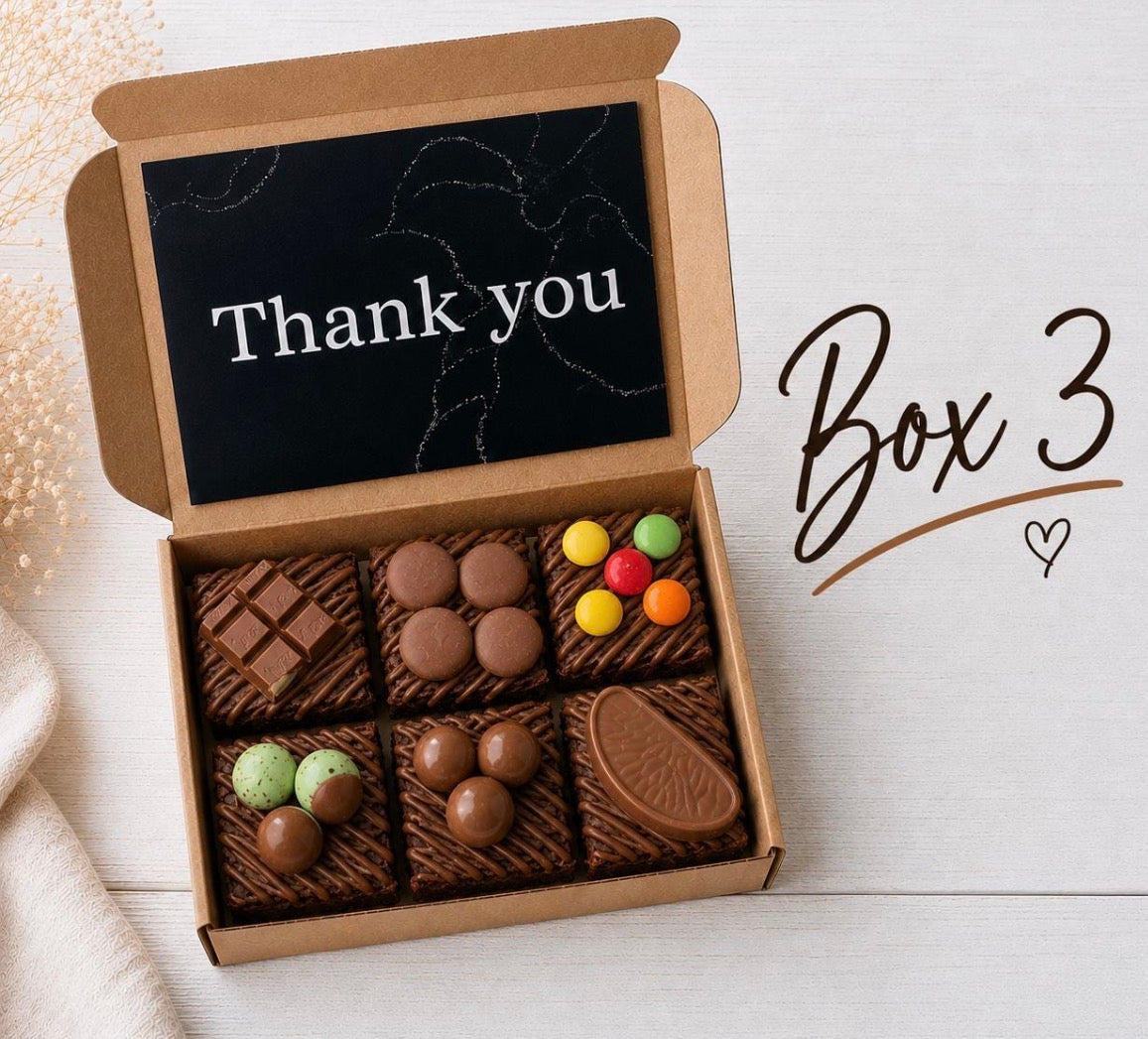 Luxury Postal Brownie Box