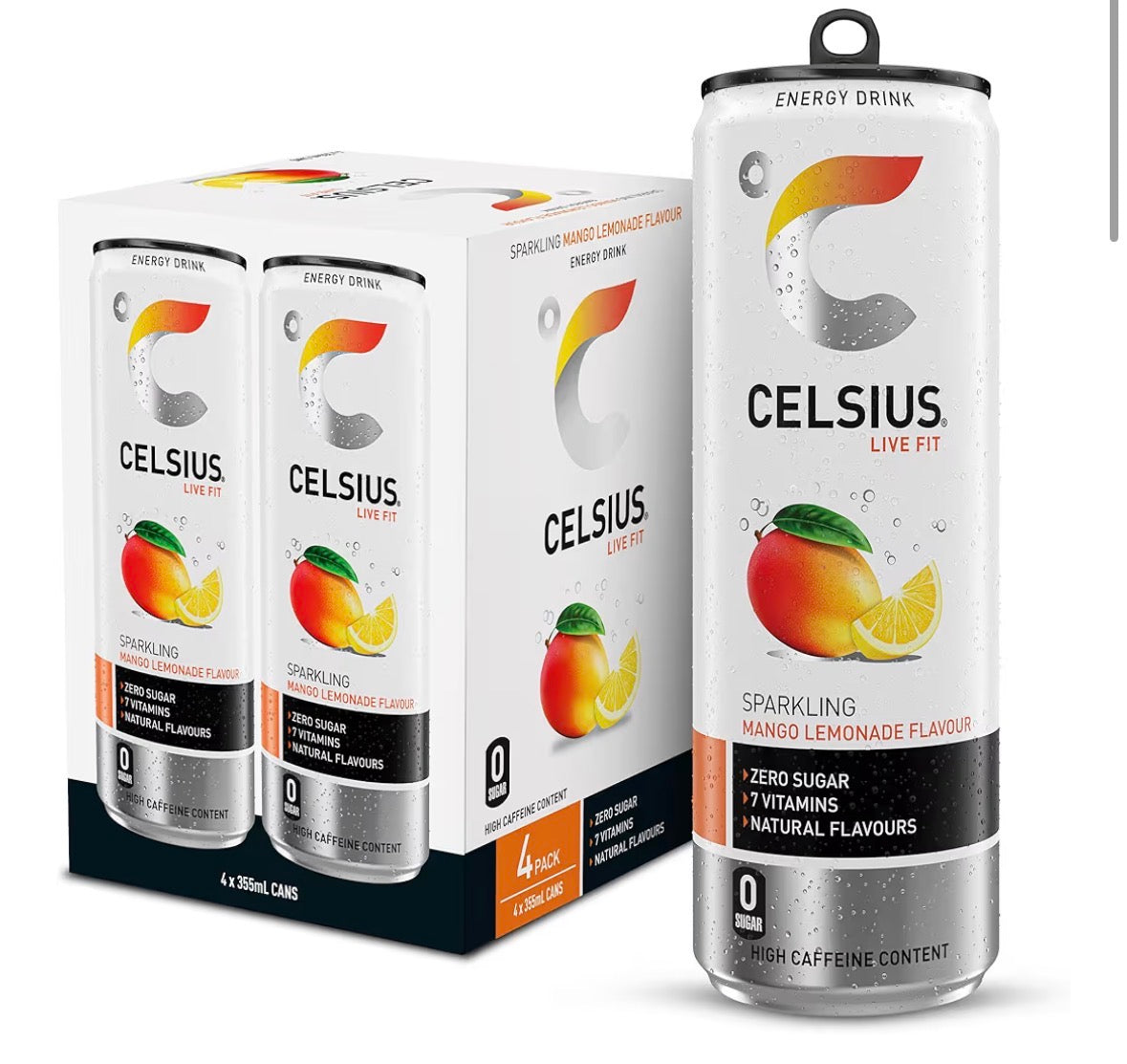 CELSIUS Sugar Free 4pk