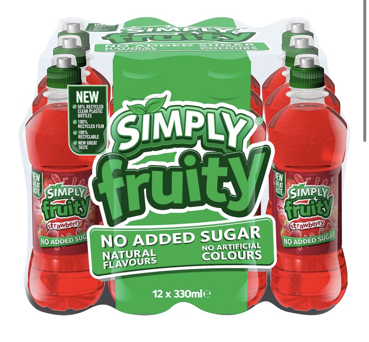 Simply fruity Strawberry 12pk