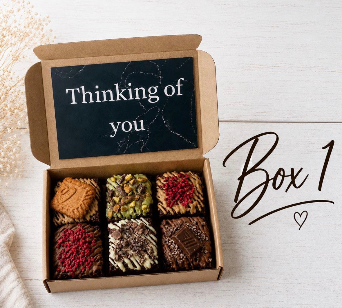 Luxury Postal Brownie Box