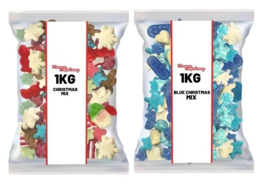 2Kg Christmas Mix Bundle | Traditional & Festive Blue Assortment