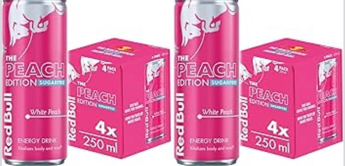 8 cans White Peach sugar free