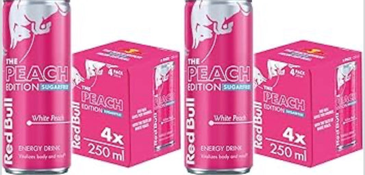 8 cans White Peach sugar free