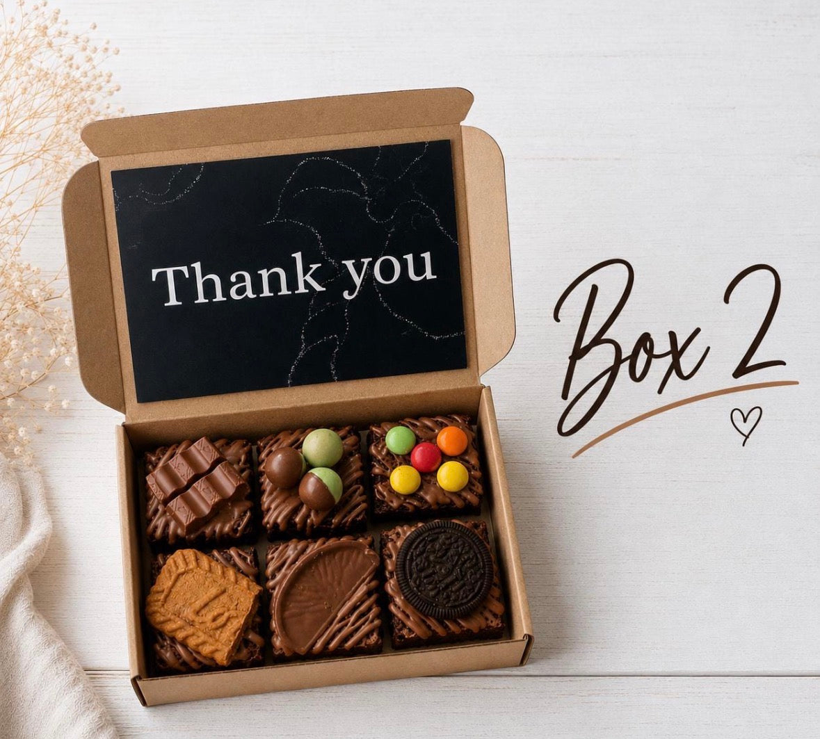 Luxury Postal Brownie Box