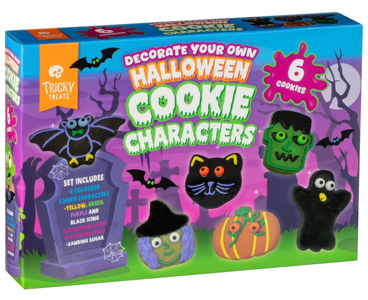 Decorate Your Own Halloween Cookie Characters