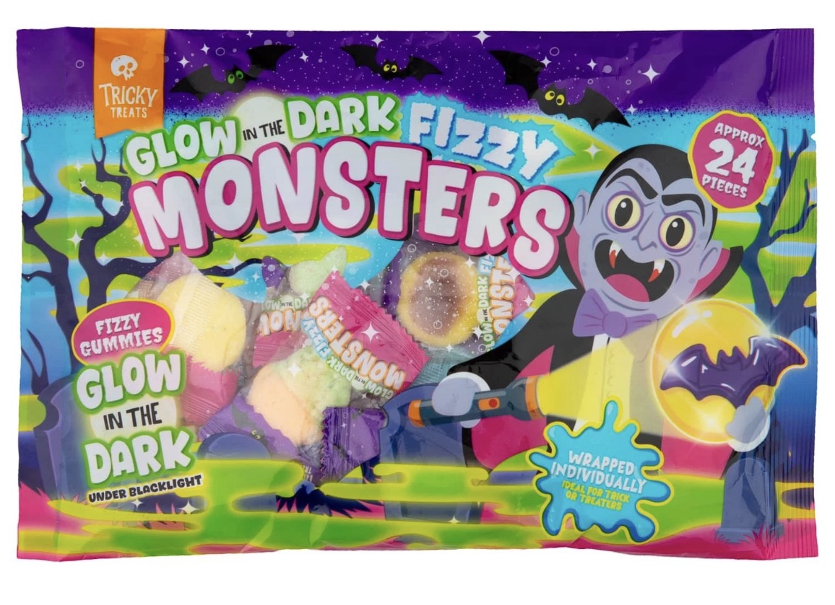 24pcs Glow in the Dark Fizzy Monsters