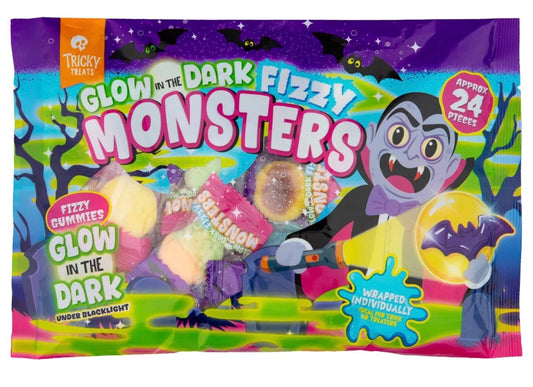 24pcs Glow in the Dark Fizzy Monsters