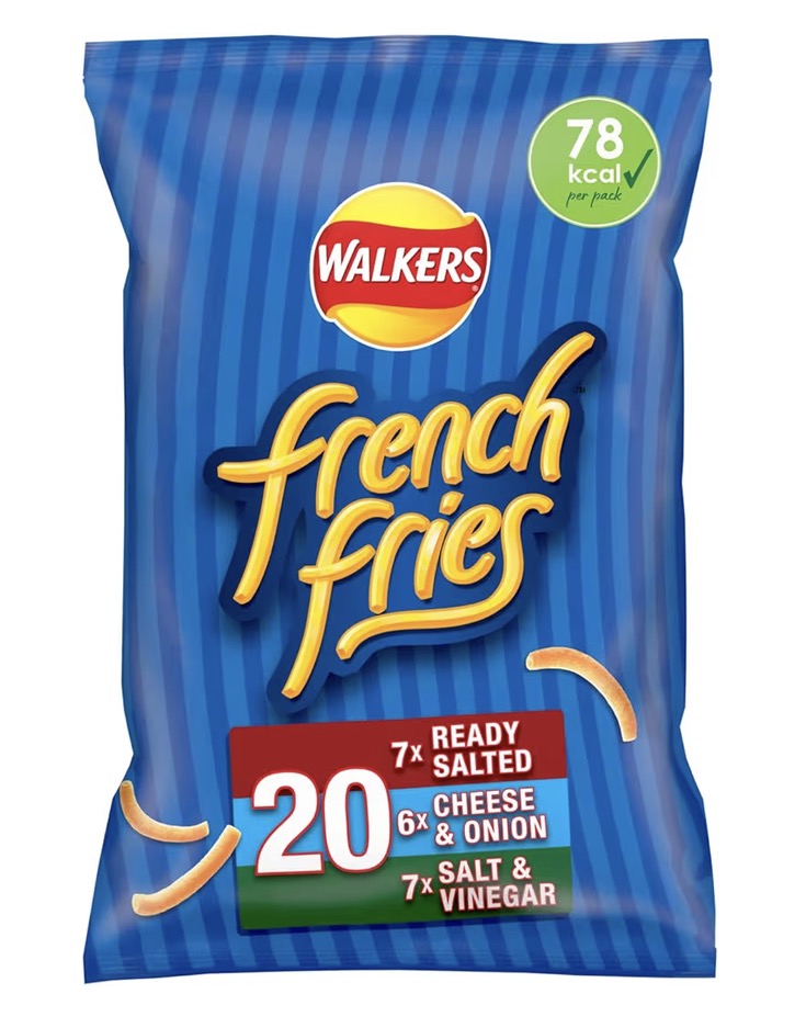 Fries Flavour Crispy Potato Snacks 20 x