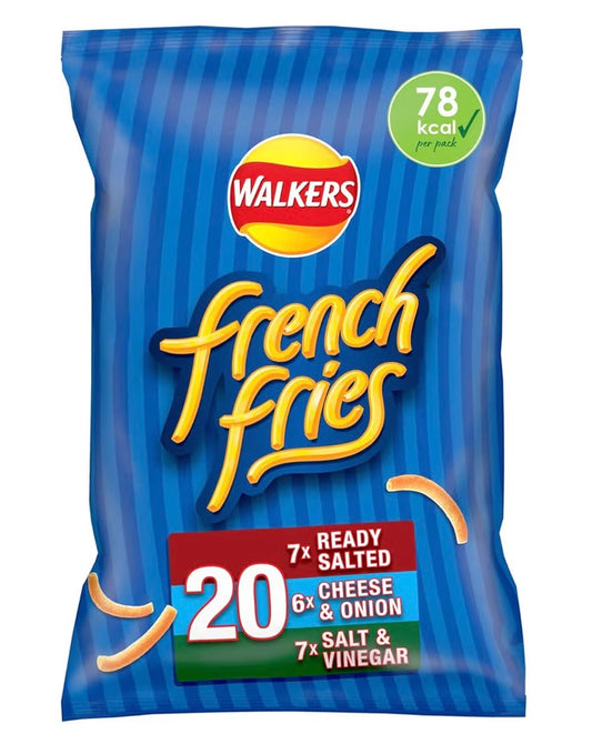 Fries Flavour Crispy Potato Snacks 20 x