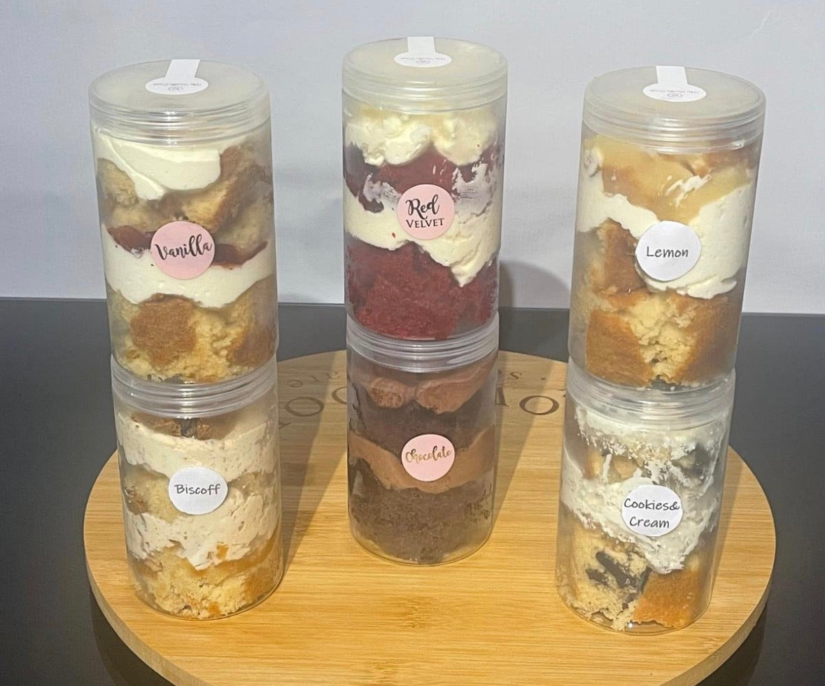 2 Cake Jars