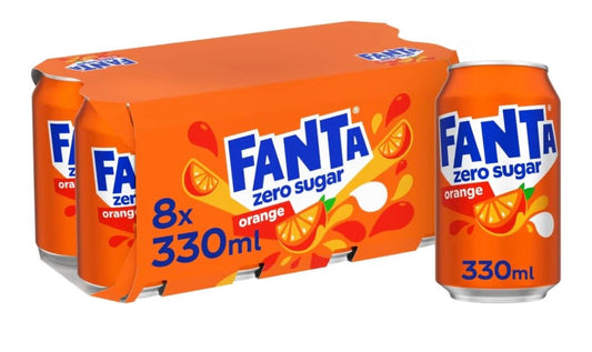 Orange Zero Sugar x8