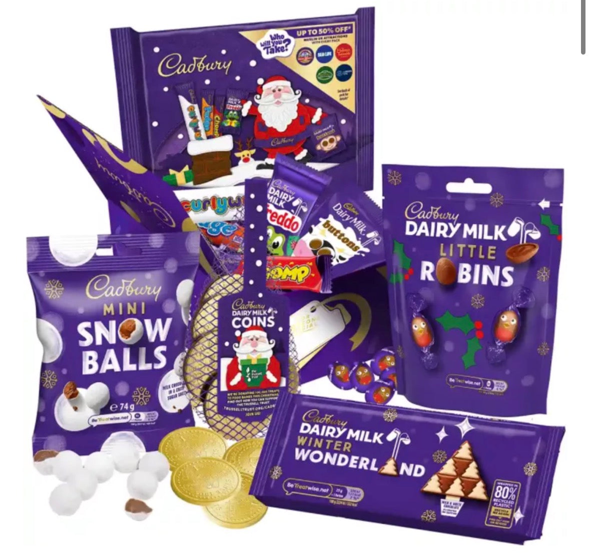 MERRY CHRISTMAS CHOCOLATE GIFT BOX