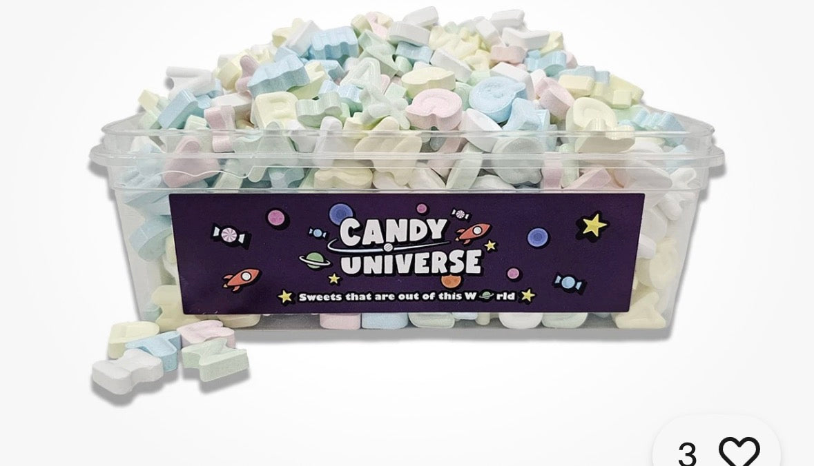 ABC Candy Letters Tub