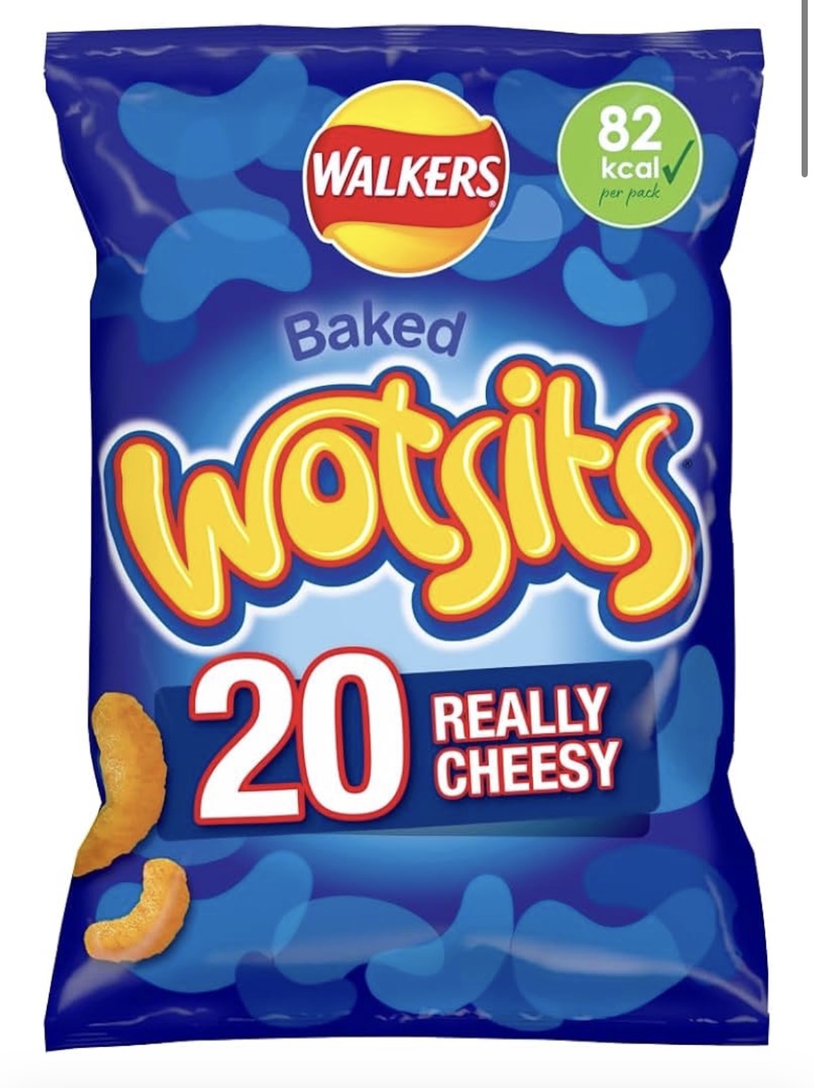 Wotsits Really Cheesy Multipack Snacks Crisps 20x16.5g