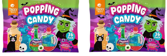 2 x 36pk Tricky Treats Popping Candy