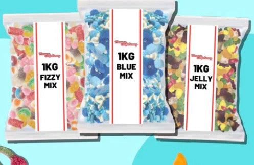 3Kg Fizzy, Jelly and Blue Sweet Assortment