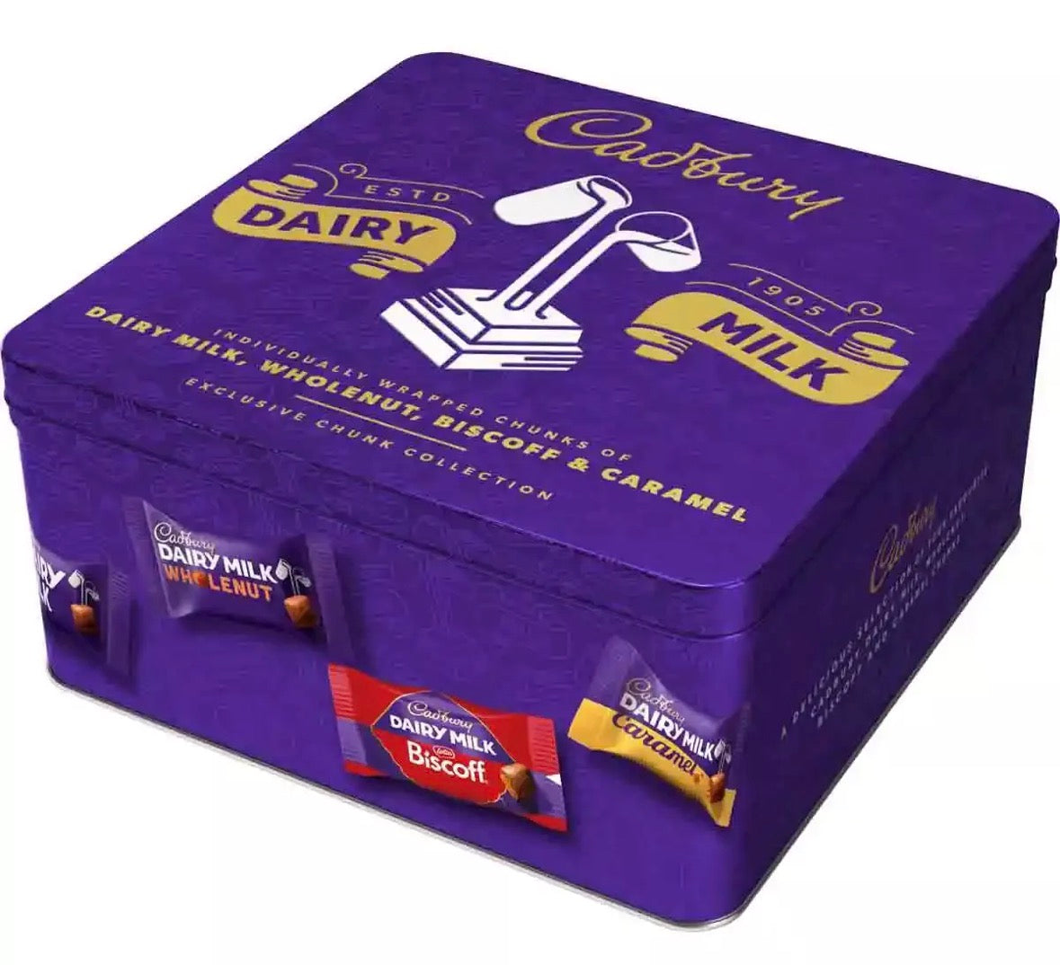 MILK CHUNK COLLECTION GIFT TIN 300G