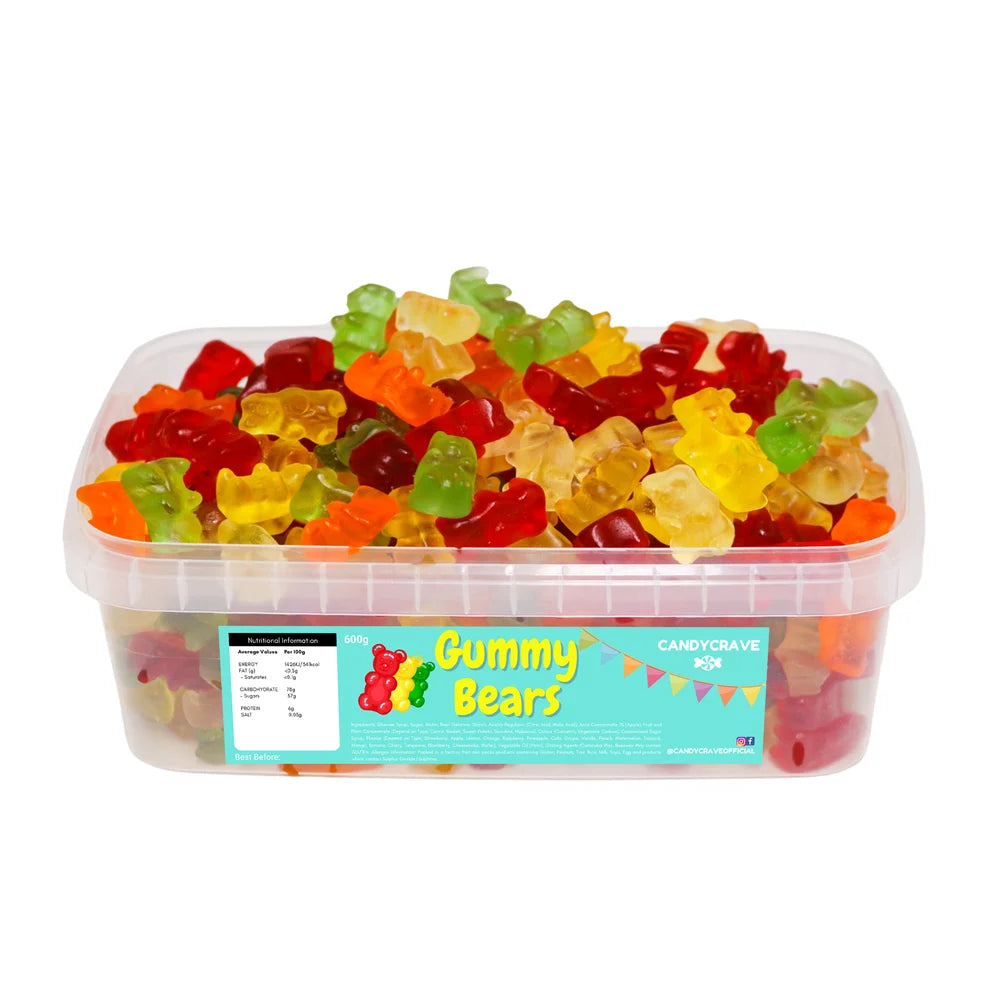 Gummy Bears Tub 600g